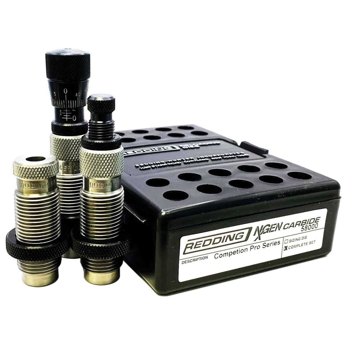 Redding Reloading Equipment NxGEN Competition Pro .40 S&W/10mm Pistol Die Set