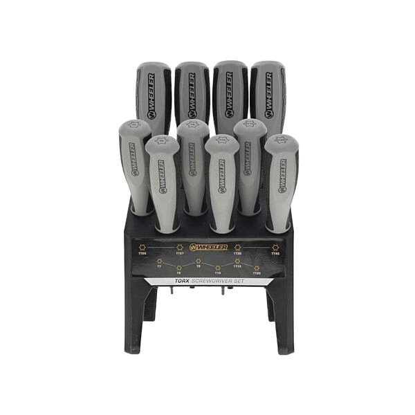 Wheeler 10-Piece Torx Benchtop Screwdriver Set