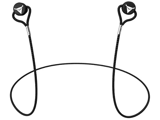 Decibullz Custom Molded Earplug Lanyard, Black- PLG1-CORD