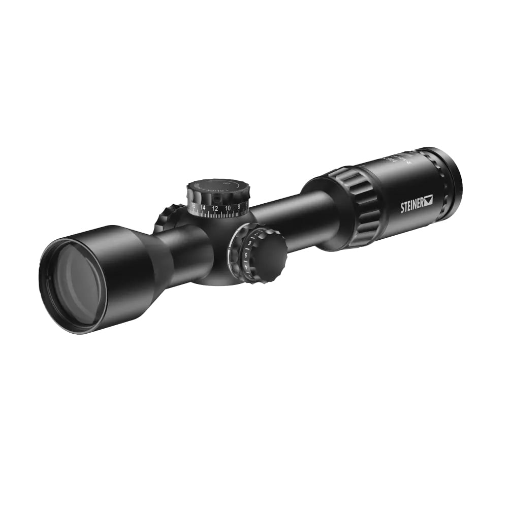 Steiner H6Xi Rifle Scope 2-12x42mm - Flexible Scope with Adjustable Magnification for Tactical Use - 8780