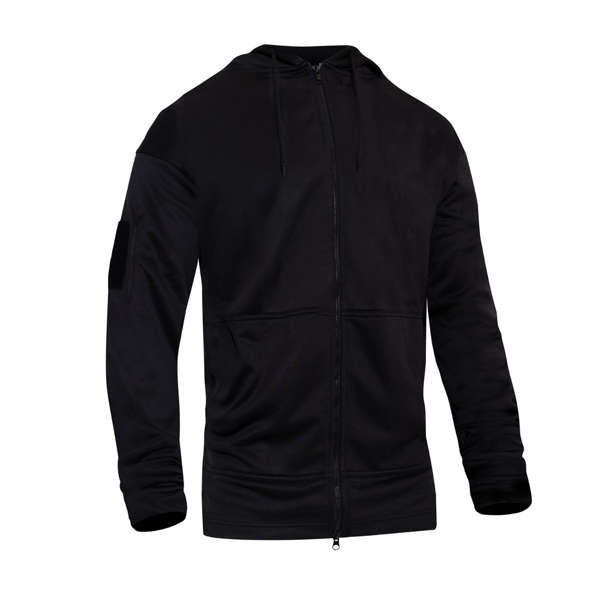 Rothco Concealed Carry Zippered Hoodie - Black, Large