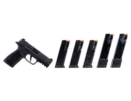 Sig Sauer P365 TACPRO X-Series 3.7" 9mm Pistol, Manual Safety W/ (3) 17rd, (2) 21rd Magazines & Savior Bag - 365XCA-9-BXR3-MS-TACPRO