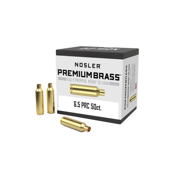 Nosler 6.5 PRC Large Rifle Premium Brass, 50rds