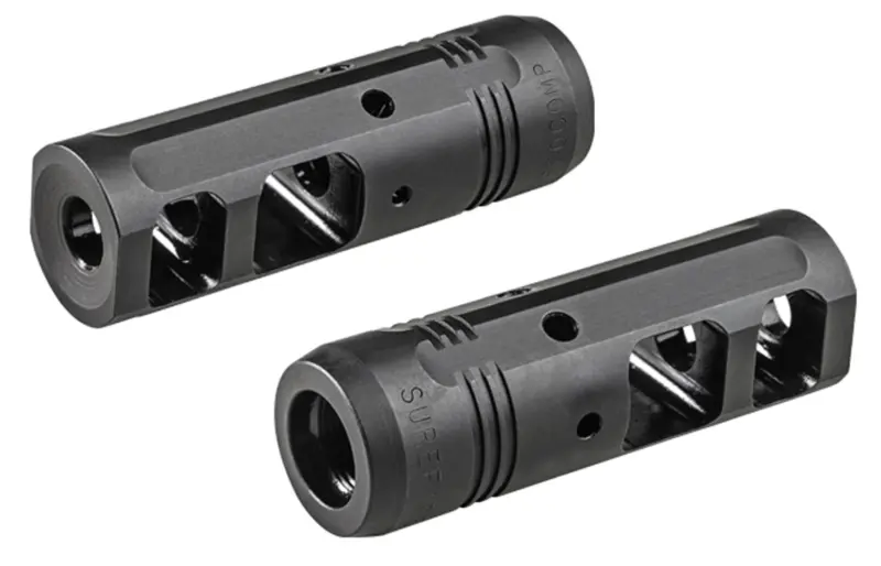 SureFire PROCOMP762 ProComp Muzzle Brake Black Nitride Steel with 5/8"-24 tpi Threads 2.70" OAL for 7.62mm AR-10