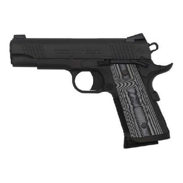 COLT 1911 CCU CONCEALED CARRY OFFICERS 45 ACP 4.25″ ANODIZE BLACK DLC - No Credit Card Fees - Free Shipping