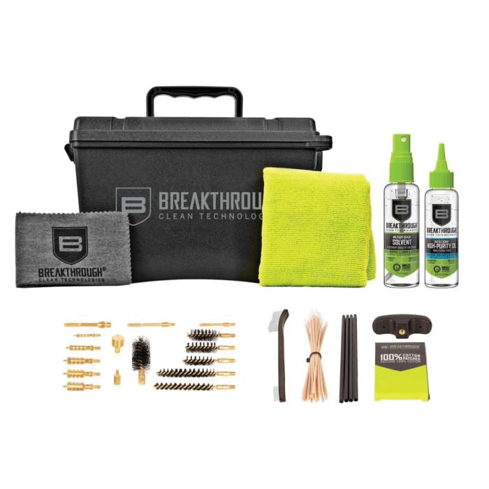 Breakthrough Clean 9mm/10mm/.22 Cal/.30 Cal/.35 Cal/.40 Cal/.45 Cal Universal Ammo Can Cleaning Kit