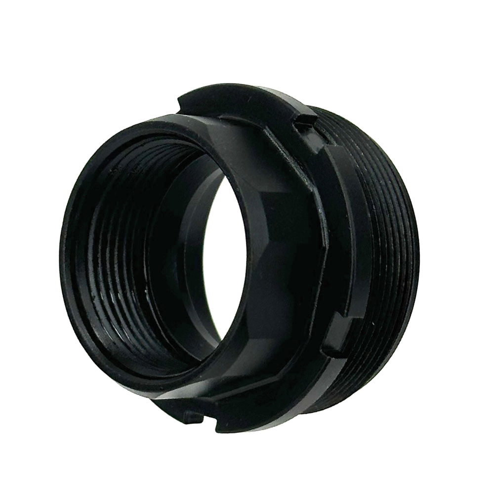 Huxwrx Safety Co Striction Lock Adapter 1-3/8-24, Black - Secure, Easy-to-Use Adapter - 2338