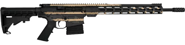 GLFA AR-10 .308 Rifle with Desert Flag Finish