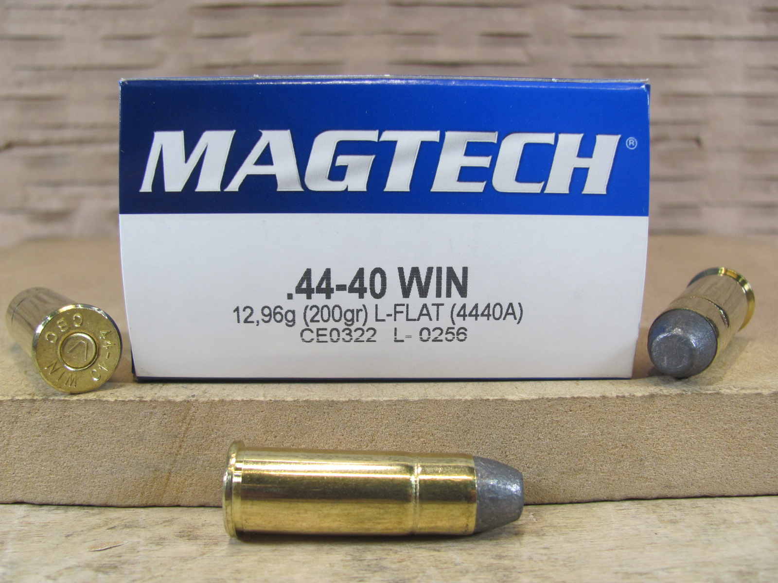 50 Round Box – 44-40 Win 200 Grain Lead Flat Nose Ammo by Magtech – 4440A
