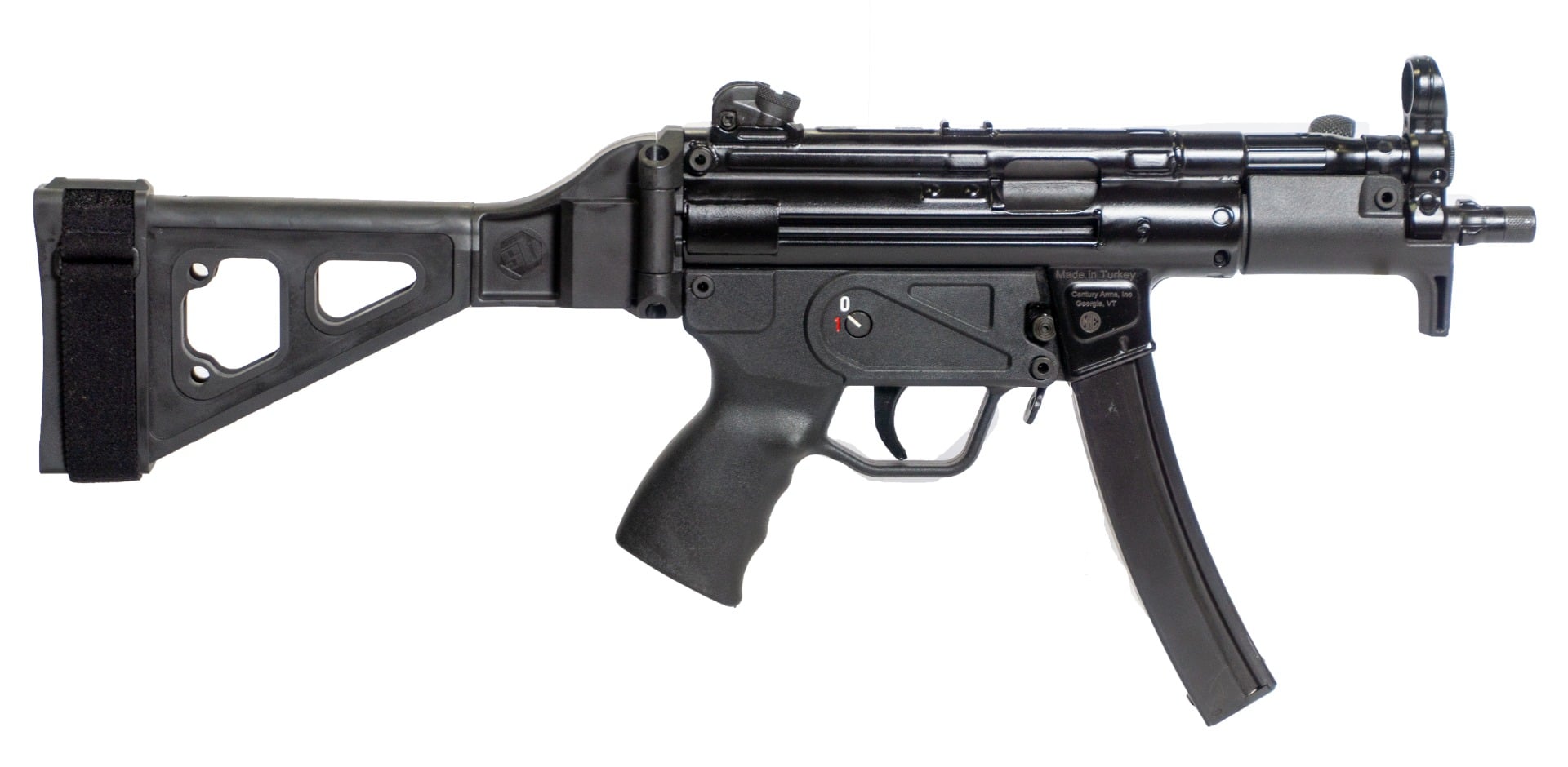 Century Arms AP5-P 5.75" 9mm 30+1 Black with Brace