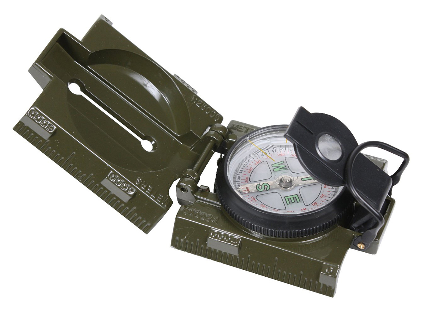 Rothco Military Marching Compass With Led Light - Olive Drab