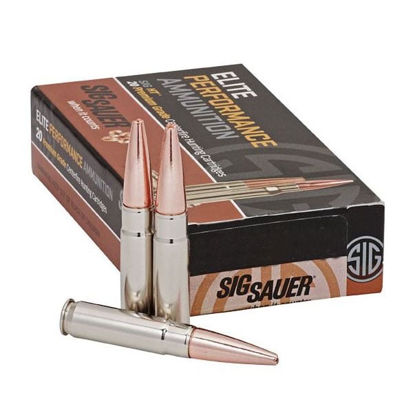 Sig Sauer 223 Remington 77gr Elite Match Grade OTM Ammunition, 20 Round Box  E223M1-20