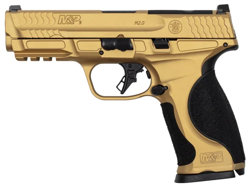 S M M2.0 METAL 9MM 4.25″ – 17-SHOT GOLD CERAKOTE - FREE SHIPPING