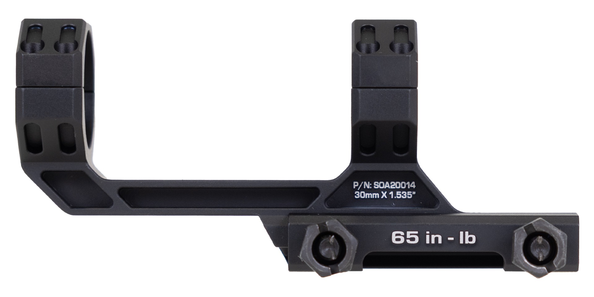Sig Sauer ALPHA MSR 0 MOA Scope Mount 30mm Tube 1.53" - SOA20014