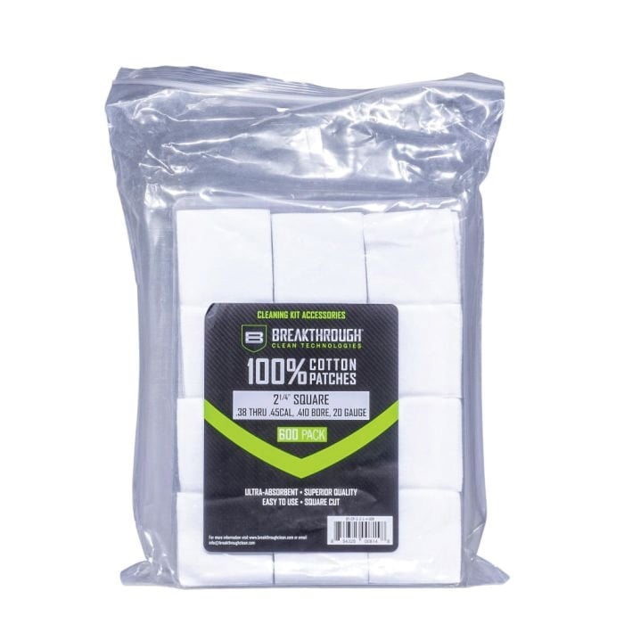 Breakthrough Clean 100% Cotton Square Patches 2.25" x 2.25" - BT-CP-S-2-1/4-600