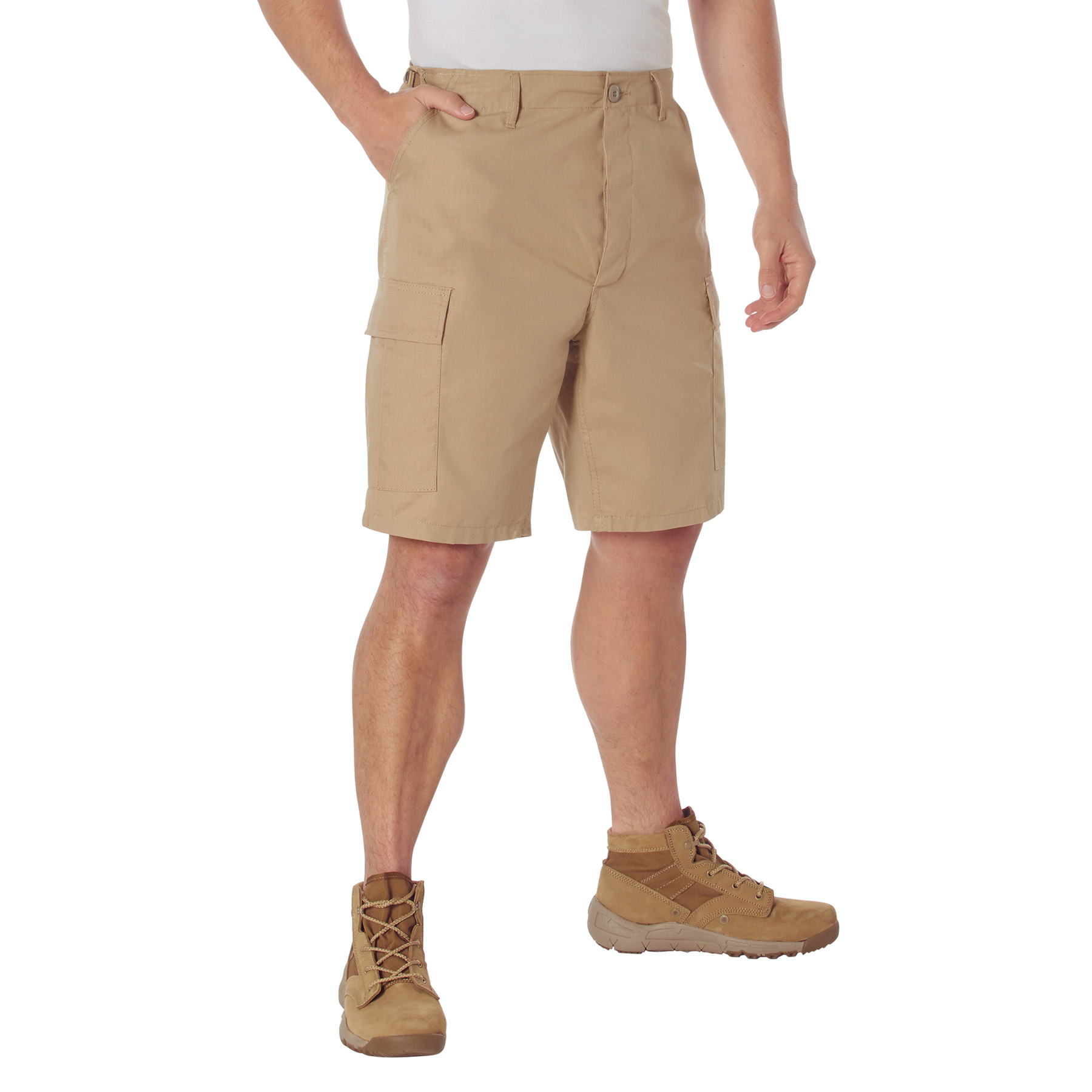 Rothco Rip-Stop Bdu Shorts - Khaki, X-Large