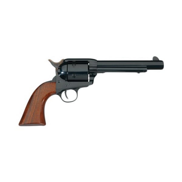 Taylors & Company 550428 1873 Cattleman 44 Rem Mag Caliber with 6″ Barrel, 6rd Capacity Cylinder, Overall Blued Finish Steel & Walnut Army Size Grip - No Credit Card Fees - Low, flat rate shipping