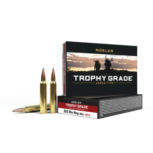 Nosler Accubond Long Range Trophy Grade Rifle Ammunition 300 Win Mag 190 gr PT 2870 fps 20/ct