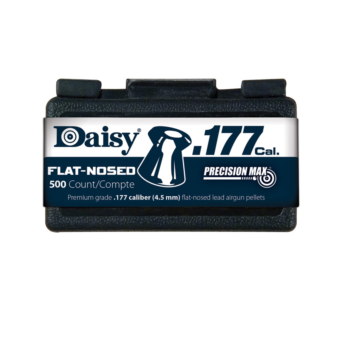 Daisy .177 Caliber Precsionmax Flat Pellets 500 Count-990557-612