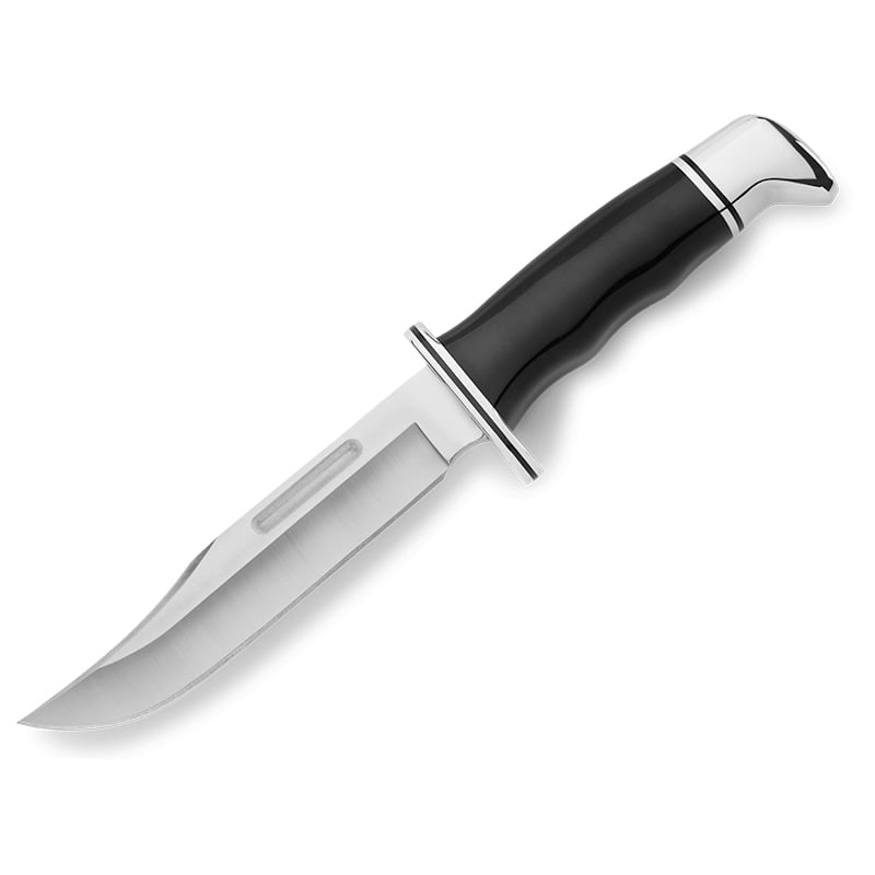 Buck 119 Special Fixed Blade Clip Point Knife, Black - 0119BKS-B