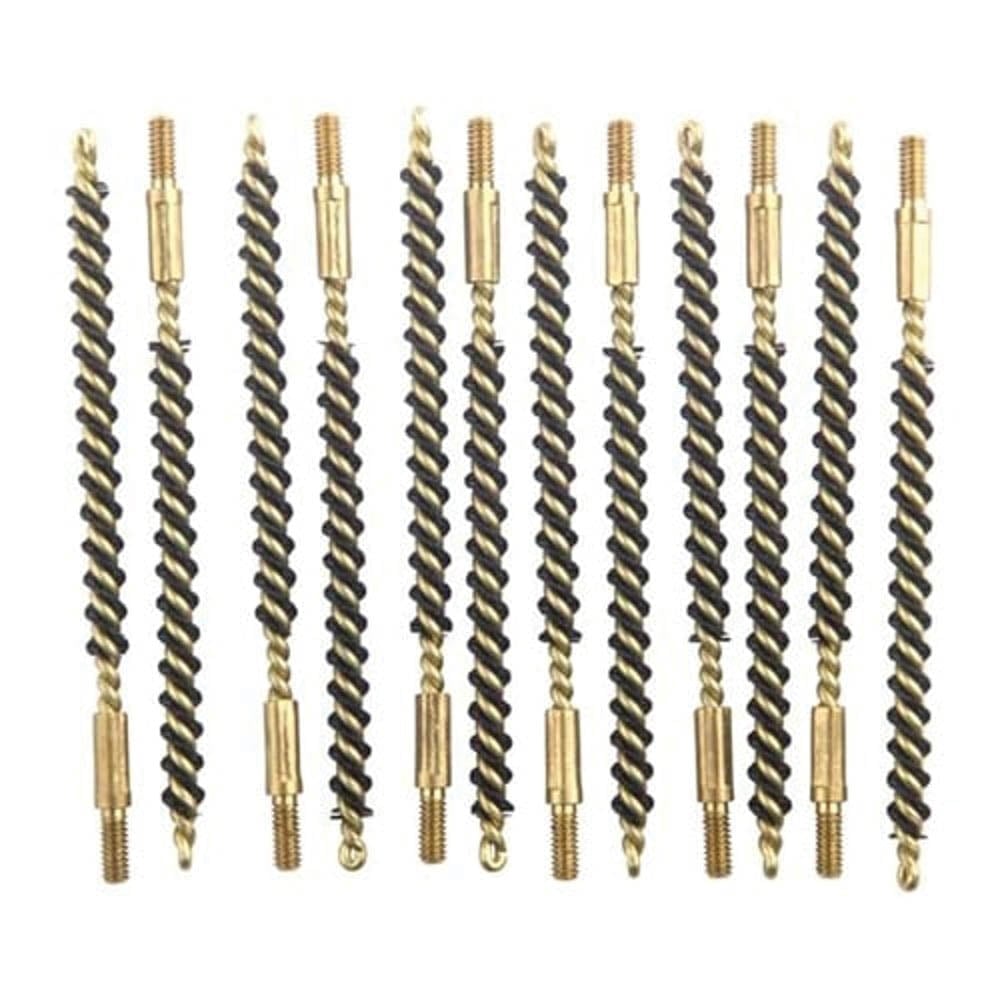 Brownells .17 Cal #5-40 Male Standard Line Bore Brush, Pack of 12