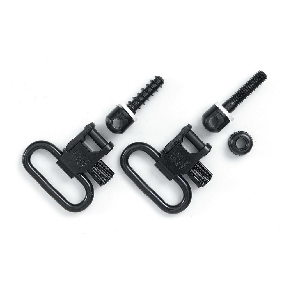 Uncle Mike's 1" Quick Detach Super Sling Swivel with Tri-Lock, Blued - 14033
