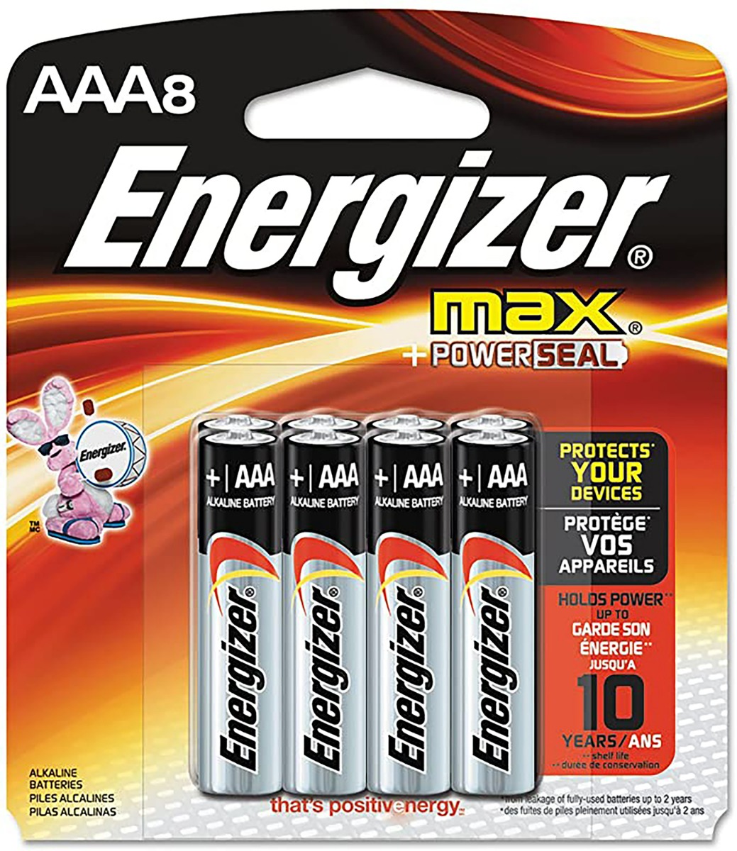 Energizer Max AAA 8-Pack - E92MP-8