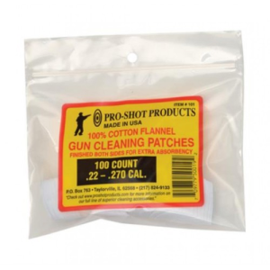 PRO-SHOT 22-270 Caliber 100ct Patches
