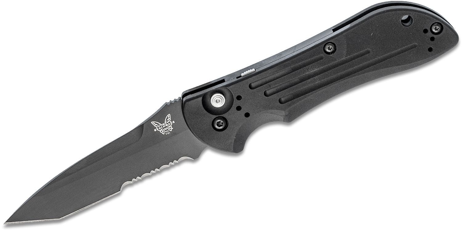 Benchmade Stryker Folding Tanto Knife, Black - 9101SBK