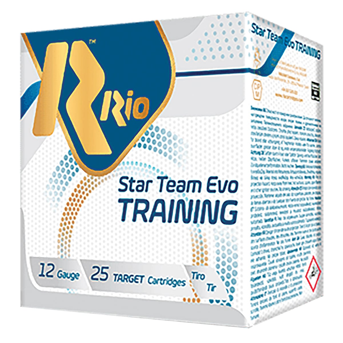 Rio Outdoors Corp Star Team Evo Target 12 Gauge 2-3/4" #7.5 1-1/8 oz 25rds Shotshell - Precision Shooting Ammo - STT32X75
