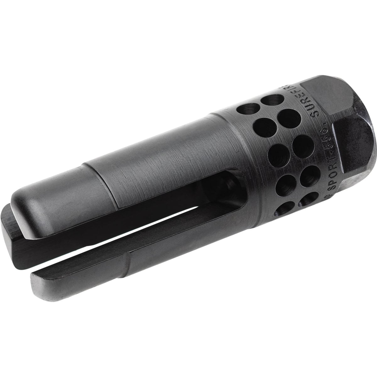 Surefire Warcomp Sport 1/2-28 Flash Hider, Black - WARCOMP-SPORT-556-1-2-28