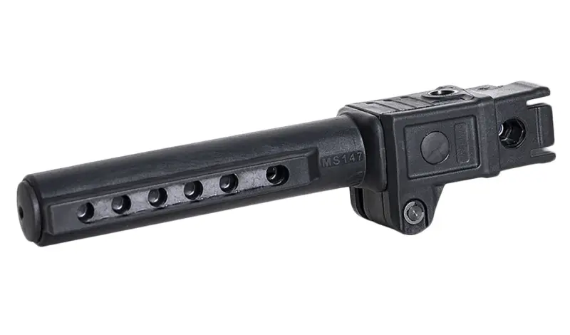 NcStar VG147 Folding Mil-Spec Stock Tube Black for AK-Platform