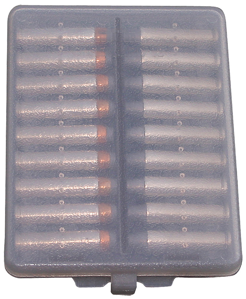 MTM Case Gard .44 Mag 18 Round Ammo Wallet, Clear Smoke - W18-44-41