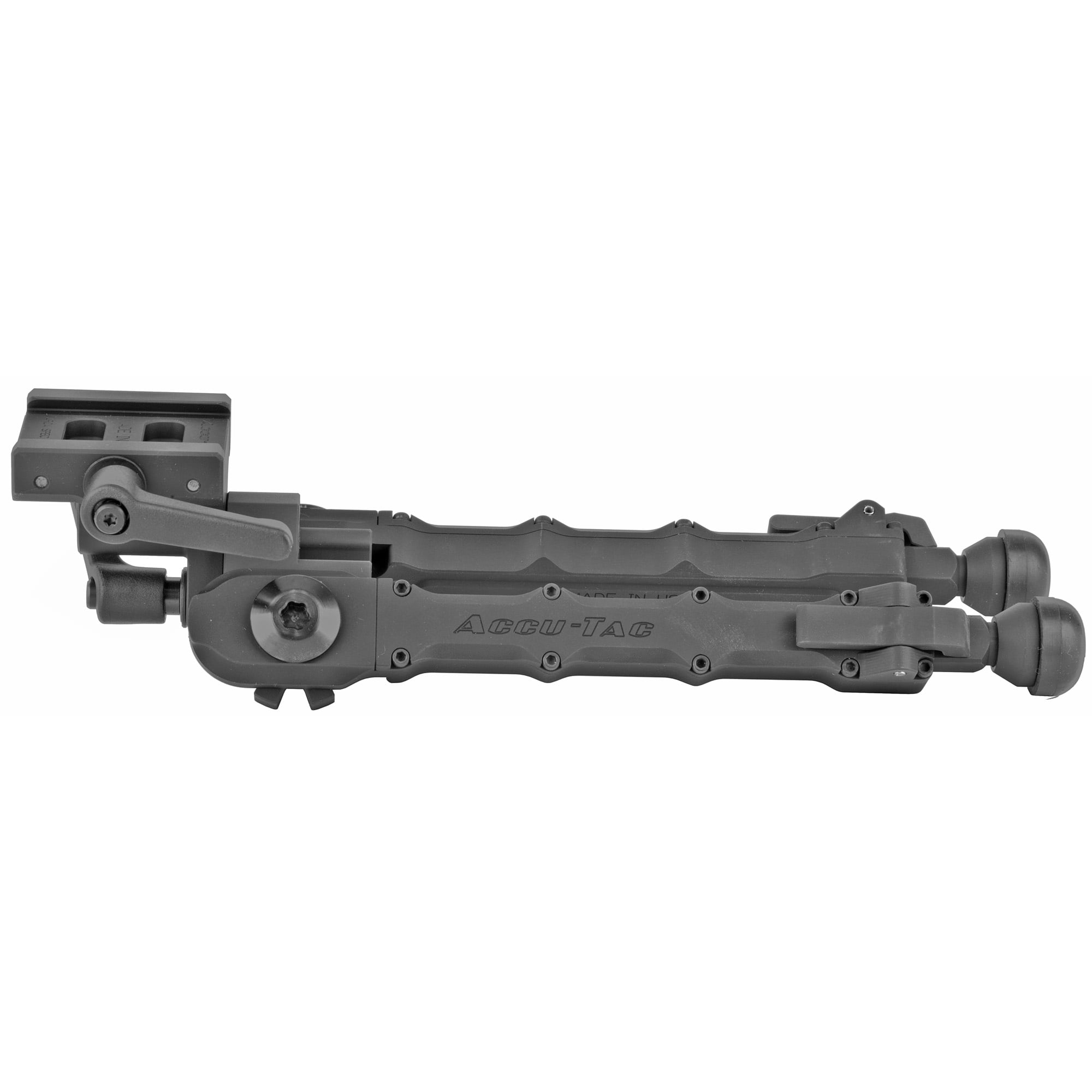 Accu-Tac SR-5 G2 Arca Spec Bipod, Anodized Finish, Black Color, Arca Swiss Rail