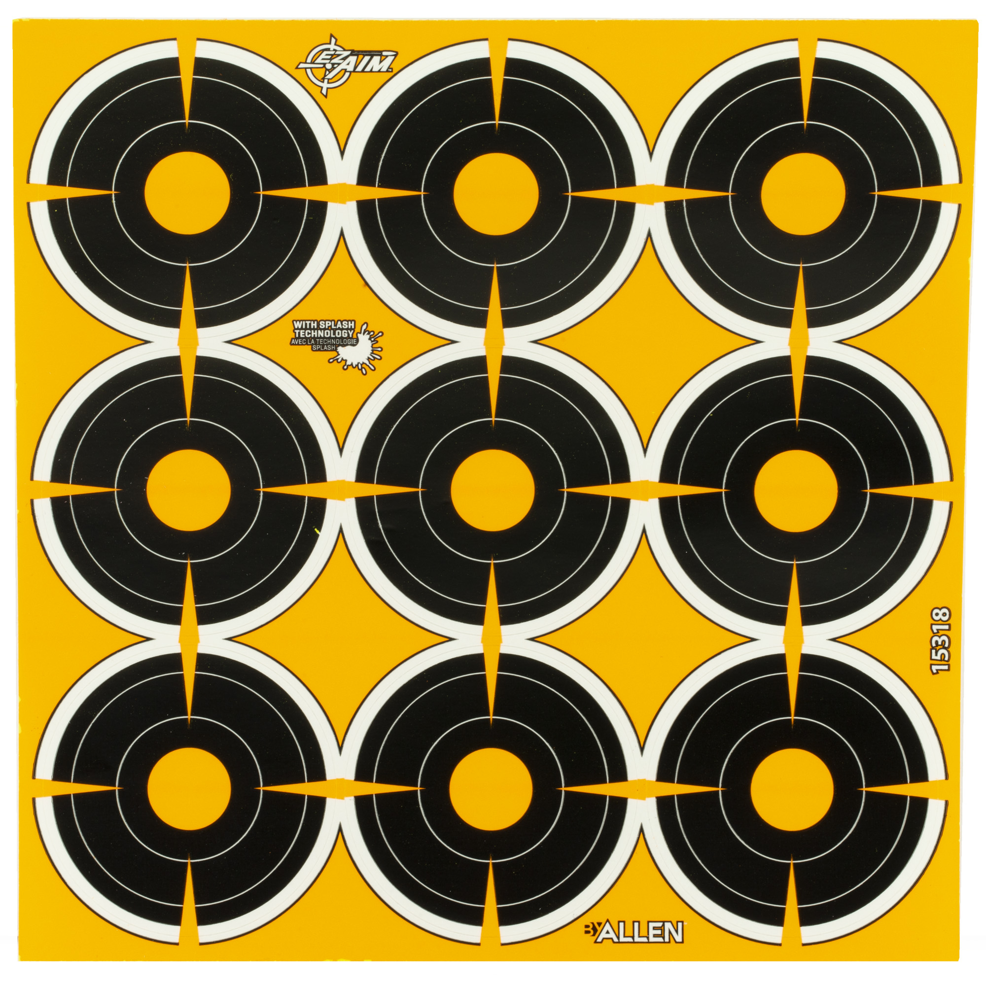 Allen EZ AIM Adhesive Paper Target - 15318