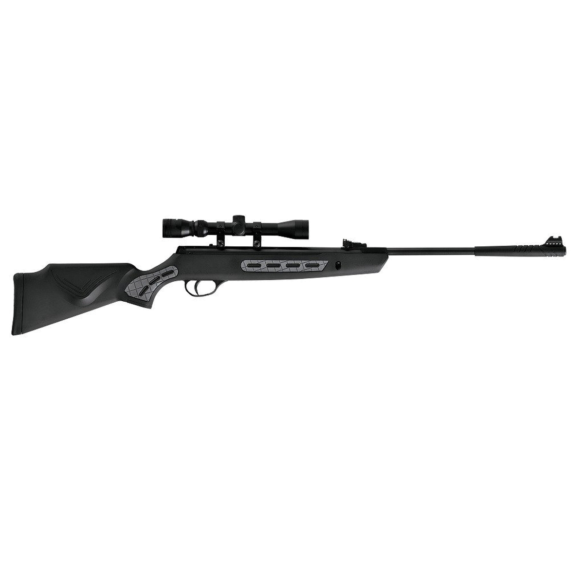 Hatsan USA 1000S Spring Striker Combo .25 Cal 16.50", Black