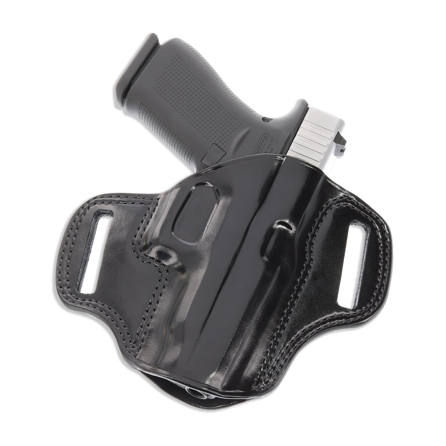 Galco Combat Master Glock 48 MOS Leather Holster Right, Black - CM834B