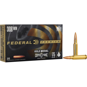 Federal GM308OTM2 308 Cal 175 GROpen Tip Match (OTM) 20 Per Box/10 Cs - 20rd Box