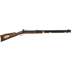 Pedersoli Hawken Target Flintlock Rifle 54 Caliber 28" Blued Barrel Walnut Stock