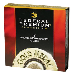 FEDERAL AMMO Small Pistol Primer Gold Medal 1000rd