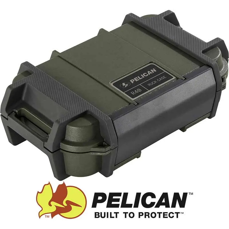 R40 Personal Utility Ruck Case with Foam Olive Drab with Internal Dimensions 7.6