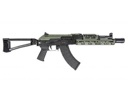 PSA AK-104 Triangle Side Folding Pistol with ODG JL Billet Rail and ODG Picatinny Railed Dust Cover