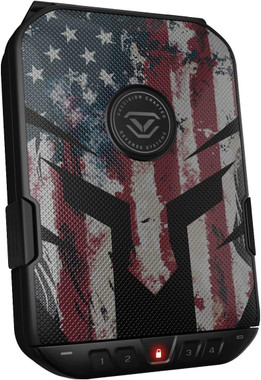 Vaultek LifePod 2.0 Special Edition Electronic Handgun Case, Spartan Flag