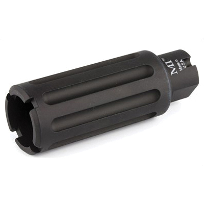 Midwest Industries 3.37" M14x 1.0 LH TPI Blast Can For .30 Caliber AK Rifles, Black Hardcoat Anodized - MI-BC762X39