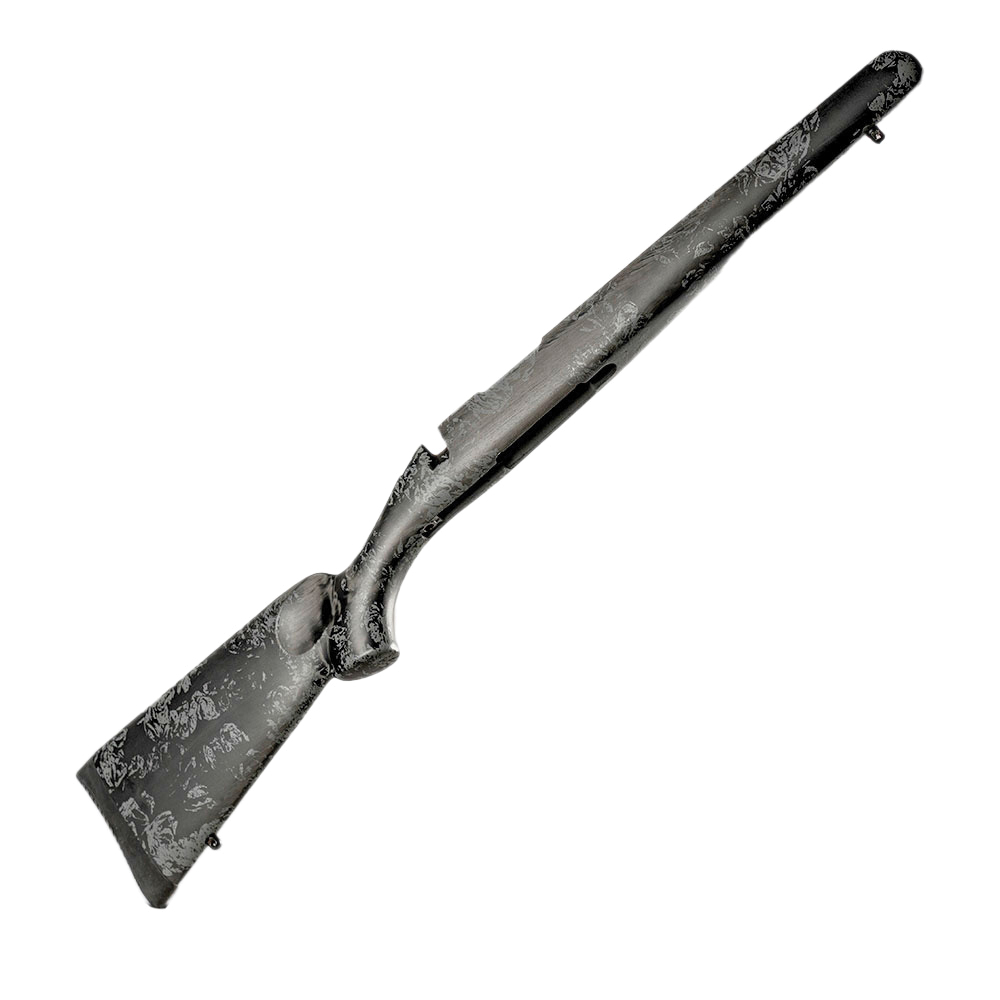 Christensen Arms FFT Sporter Contour Stock Fits Remington 700 LA, Carbon/Gray