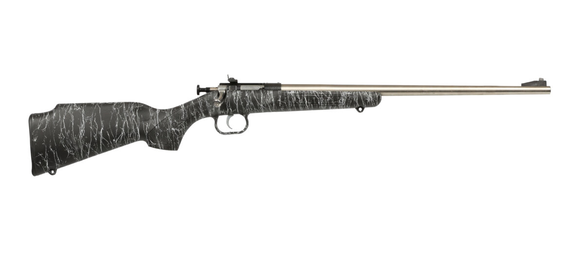 Keystone Sporting Arms CRICKETT 22LR SS BLK/WHITE WEB BLACK/WHITE WEBBING STOCK