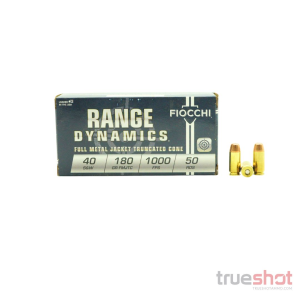 Fiocchi - Range Dynamics - 40 S&W - 180 Grain - FMJTC - 1000