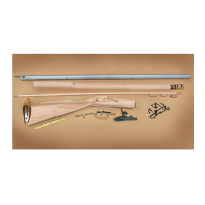 Traditions Black Powder Kentucky Rifle Build-It-Yourself Kit Select Raw Hardwood .50 Cal 33.5" White Barrel