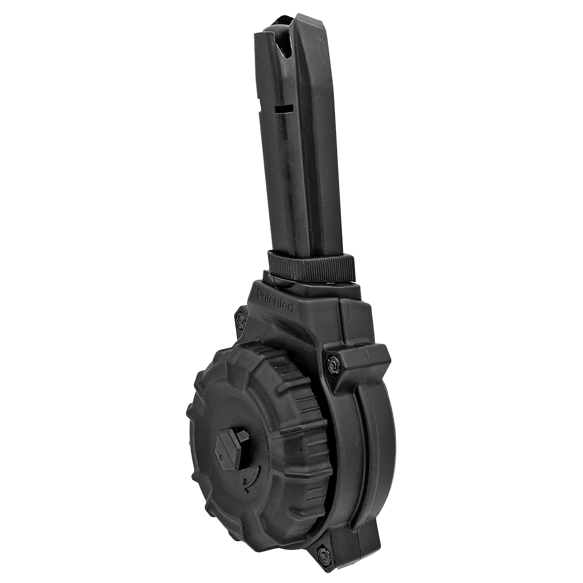 Promag Browning Hi-Power 9mm Handgun Magazine Black Polymer 50/rd Drum - No Credit Card Fees - Low, flat rate shipping