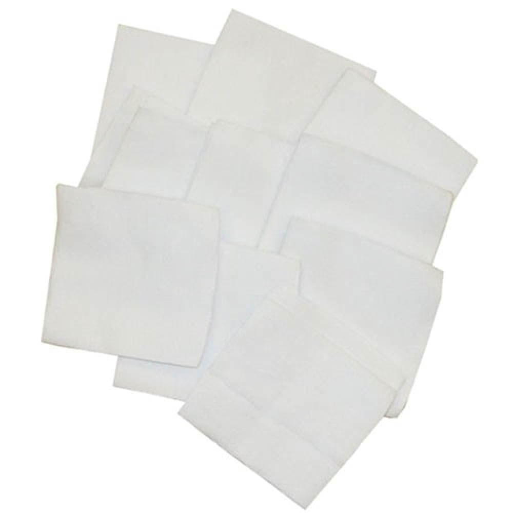 Brownells 12 Gauge/16 Gauge 3" x 3" Square Patch, White Pack of 1000